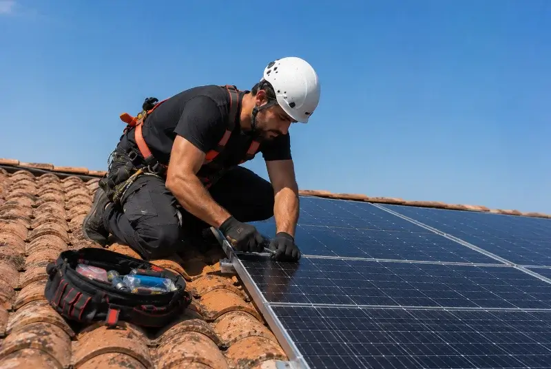 Maintenance et monitoring de panneaux solaires à Saint-Georges-de-Commiers